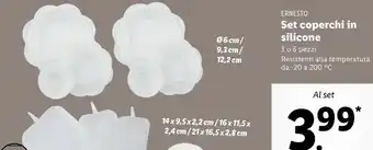 Lidl Set coperchi in silicone offerta