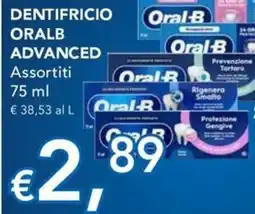 Migross Superstore Dentifricio Oral-B Advanced offerta
