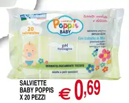 Centro Oceano Salviette Baby Poppis offerta