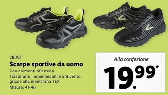 Lidl Scarpe sportive da uomo offerta