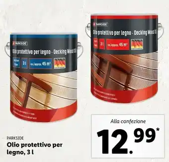 Lidl Parkside protettivo per legno offerta