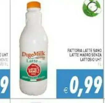 Pim Supermercati Latte magro senza lattosio uht offerta