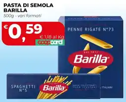 Coop Master Alleanza 3.0 Pasta di semola Barilla offerta