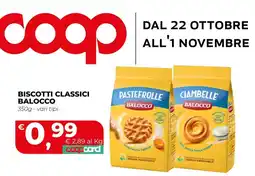 Coop Master Alleanza 3.0 Biscotti classici Balocco offerta