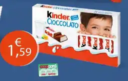 Coop Master Alleanza 3.0 Kinder Cioccolato offerta