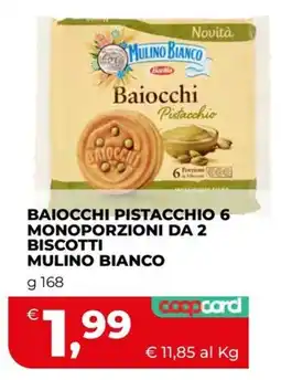 Coop Master Alleanza 3.0 Baiochhi Pistacchio Mulino Bianco offerta