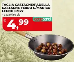 Coop Master Alleanza 3.0 Taglia castagne/padella castagne ferro c/manico offerta