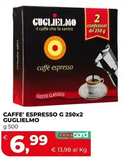 Coop Master Alleanza 3.0 Caffè espresso Guglielmo offerta