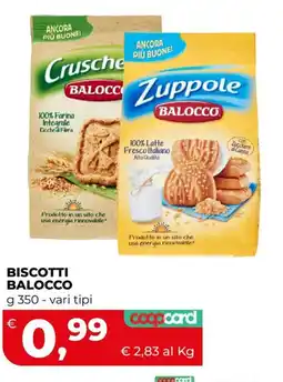Coop Master Alleanza 3.0 Biscotti Balocco offerta