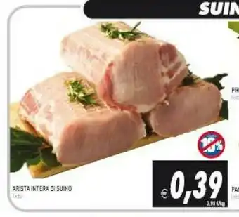 Supermercati Agorà Arista intera di suino offerta