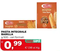 Coop Master Alleanza 3.0 Pasta integrale Barilla offerta