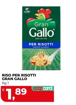 Coop Master Alleanza 3.0 Riso per risotti Gran Gallo offerta