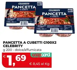 Coop Master Alleanza 3.0 Pancetta a cubetti Celebrity offerta