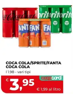 Coop Master Alleanza 3.0 Coca Cola/Sprite/Fanta Coca Cola offerta