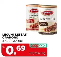 Coop Master Alleanza 3.0 Legumi lessati Granoro offerta