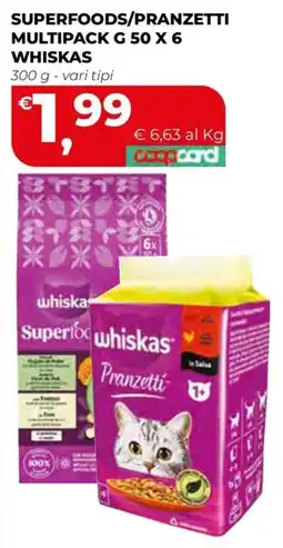 Coop Master Alleanza 3.0 Whiskas Pranzetti offerta