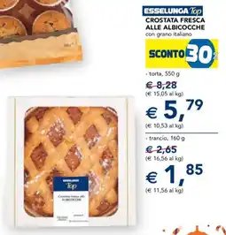 Esselunga Crostata fresca alle albicocche Esselunga Top offerta