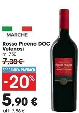 Carrefour Market Vino rosso offerta