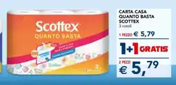 Esselunga Carta casa quanto basta Scottex offerta