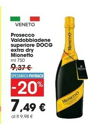 Carrefour Market Prosecco offerta