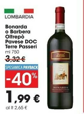 Carrefour Market Vino rosso offerta