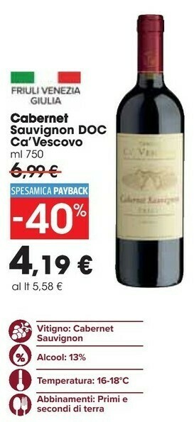 Carrefour Market Vino offerta