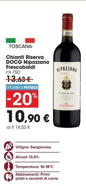 Carrefour Market Chianti offerta