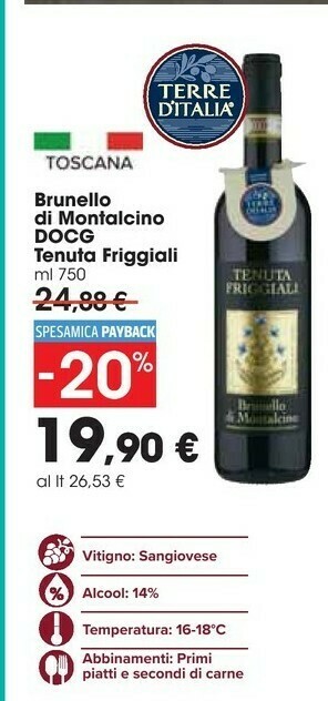 Carrefour Market Vino rosso offerta