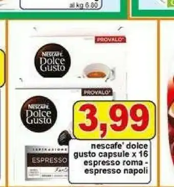 Pewex Dolce gusto capsule offerta