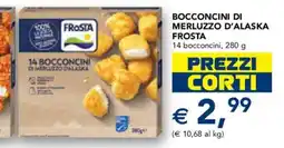 Esselunga Bocconcini di merluzzo d'alaska Frosta offerta