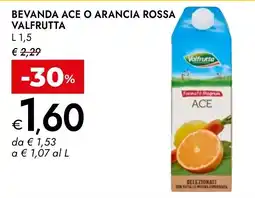 Bennet Bevanda Ace o Arancia Rossa Valfrutta offerta