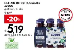 Bennet Nettare di frutta Oswald Zuegg offerta