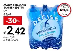 Bennet Acqua frizzante San Benedetto offerta