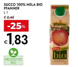 Bennet Succo 100% mela bio Pfanner offerta
