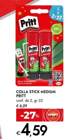 Bennet Colla stick medium Pritt offerta