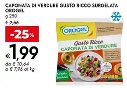 Bennet Caponata di verdure Gusto Ricco Orogel offerta