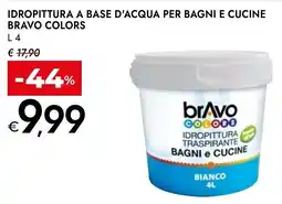 Bennet Idropittura a base d'acqua per bagni e cucine Bravo Colors offerta