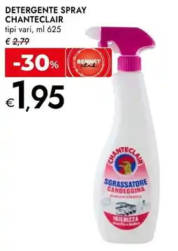 Bennet Detergente spray Chanteclair offerta