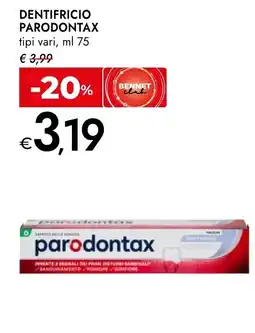 Bennet Dentifricio Parodontax offerta