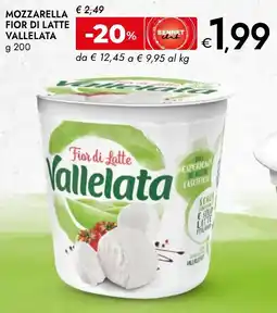 Bennet Mozzarella Fior di Latte Vallelata offerta