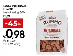 Bennet Pasta integrale Rummo offerta