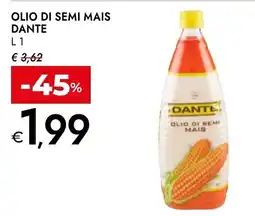 Bennet Olio di semi mais Dante offerta
