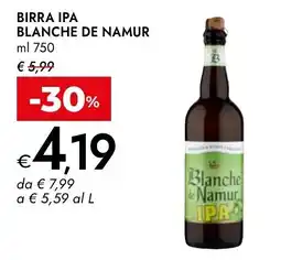 Bennet Blanche de Namur IPA offerta