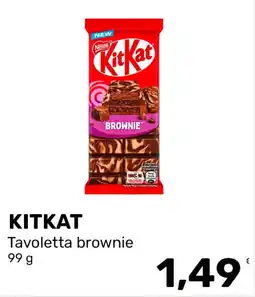 Iper Tosano KitKat Tavoletta brownie offerta
