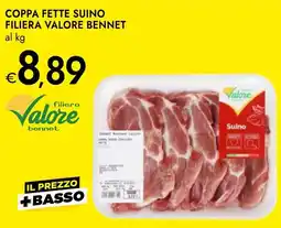 Bennet Coppa fette suino filiera valore bennet offerta