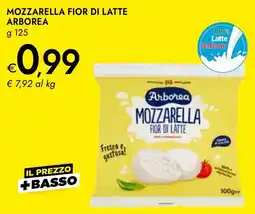 Bennet Mozzarella fior di latte Arborea offerta
