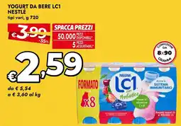 Bennet Yogurt da bere LC1 Nestlé offerta