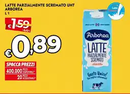 Bennet Latte parzialmente scremato UHT Arborea offerta