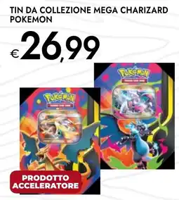 Bennet Tin da collezione Mega Charizard Pokémon offerta
