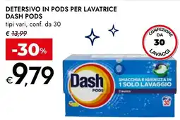 Bennet Detersivo in pods per lavatrice Dash Pods offerta